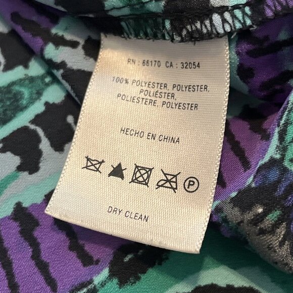 Anthropologie Maeve Frequencies Ikat Shirt Dress Size Small Roll Tab 3/4 Sleeve - Picture 7 of 11